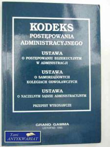 KODEKS POSTPOWANIA ADMINISTRACYJNEGO - 2822569103