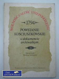 POWSTANIE KOCIUSZKOWSKIE