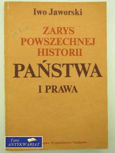 ZARYS POWSZECHNEJ HISTORII PASTWA I PRAWA