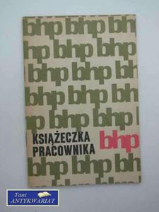 KSIECZKA PRACOWNIKA BHP - 2858296209