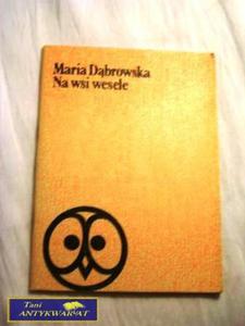 NA WSI WESELE Maria Dbrowska - 2822516908