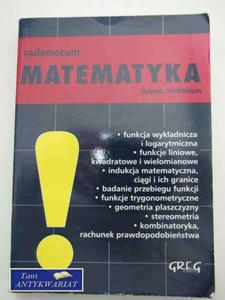 VADEMECUM MATEMATYKA - 2858296493