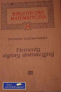 ELEMENTY ALGEBRY ABSTRAKCYJNEJ - 2858296775