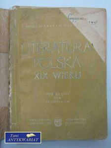 LITERATURA POLSKA XIX WIEKU - 2822573953