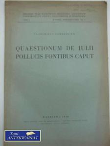 QUAESTIONUM DE IULII - 2822574441