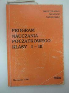 PROGRAM NAUCZANIA POCZTKOWEGO KL.I-III