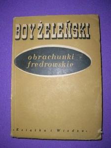 OBRACHUNKI FREDROWSKIE - T. eleski-Boy - 2822517504