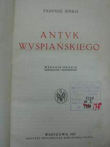 ANTYK WYSPIASKIEGO - 2822576426