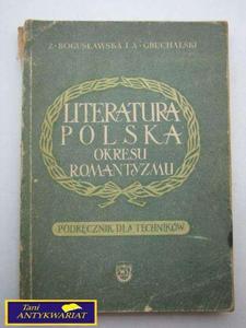 LITERATURA POLSKA OKRESU ROMANTYZMU