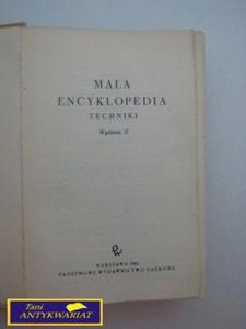 MAA ENCYKLOPEDIA TECHNIKI T. II - 2822519350