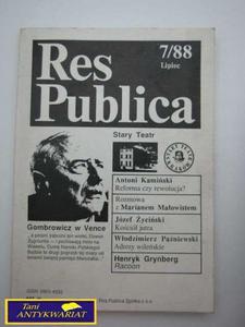 RES PUBLICA 7/88 - 2822519501