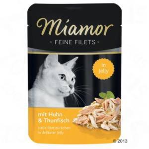 Miamor Adult misne filety w delikatnej galaretce z tuczykiem i kurczakiem 100g - 2832474832