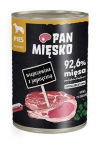 Pan Misko karma mokra dla psa Wieprzowina z jagnicin 400g - 2873964181