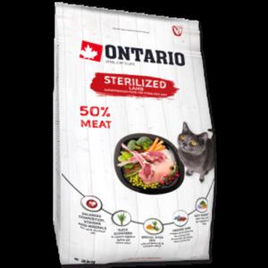 Ontario karma dla dorosych kotw po kastracji z jagnicin 2kg - 2875873564