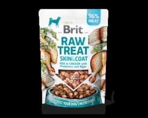 Przysmak dla psa Brit Raw Treast Skin & Coat Freeze-Dried Treat and Topper kurczak z ryb 40g - 2878212300