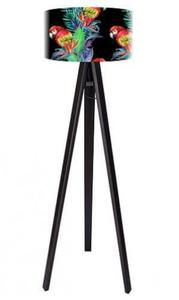 Modna lampa podogowa Egzotyczna papuga 40cm czarne tripod-foto-415p-cz MacoDesign - 2860673716