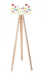 Modna lampa podogowa ka serc 40cm naturalne tripod-foto-026 MacoDesign - 2860673845