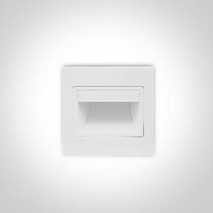 Owietlenie schodowe Indoor Square Wall Recessed 68007/W/W ONE LIGHT - 2860685532