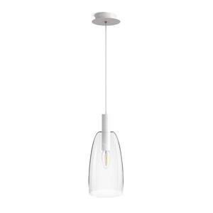 BELLINI L E14 pendent white clear glass 230V E14 15W R13658 Rendl light studio - 2873146567