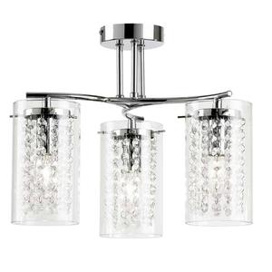 Lampa sufitowa Alda 3LT Semi Flush ALDA-3CH ENDON - 2873148680