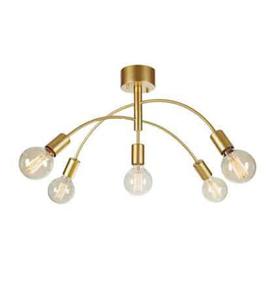 Plafon CYGNUS Ceiling 5L Painted Gold 108285 Markslojd - 2873149343