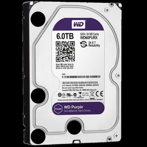 Dysk twardy WD Purple WD60PURZ 6TB SATA III 64MB - 2855299487