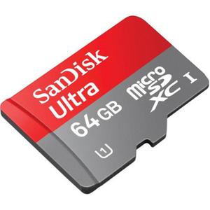 Karta micro SD SANDISK SDXC MICRO SDHC 64GB CLASS10 ULTRA 80MB/S - 2855299647