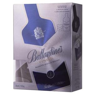 Zestaw whisky Ballantine's Finest 40% 0,7l + szklanka - 2861527414