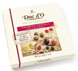 Bombonierka Assorted Truffels Fruit Cream Duc d'O 200g - 2861527638