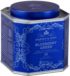 Herbata Harney & Sons Blueberry Green, puszka saszetki 30 szt. - 2861528095