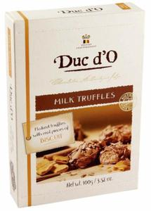 Trufle Duc d'O milk truffles z ciasteczkami 100g - 2861528223