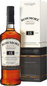 Whisky Bowmore 15 YO Bourbon Golden & Elegant 43% 1l - 2862963892