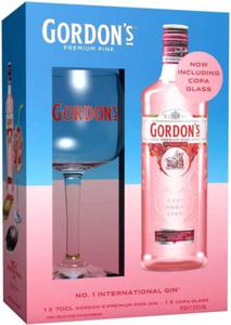 Gin Gordon's Pink 37,5% 0,7l z kieliszkiem - 2865731310