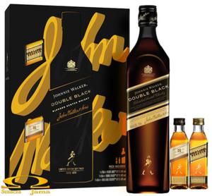 Whisky Johnnie Walker Double Black 40% 0,7l + 2 miniaturki - 2865986652