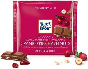 Czekolada Ritter Sport Cranberries Hazelnuts 250g - 2866108680