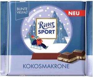 Czekolada Ritter Sport Kokosmakrone Winter Edition 100g - 2866108683