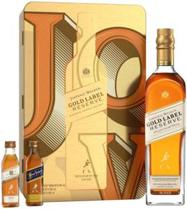 Zestaw whisky Johnnie Walker Gold Label 0,7l + 2x 0,05l - 2866108695