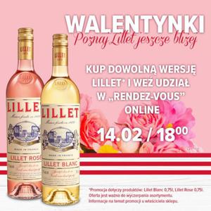 Likier Lillet Blanc 0,75l+ Szkolenie Walentynkowe - 2869499295