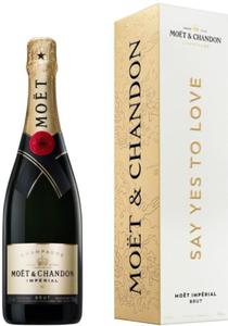 Szampan Mot & Chandon Brut Imperial Say Yes To Love 0,75l w kartoniku - 2867710551