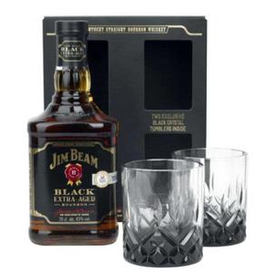 Whisky Jim Beam Black 43% 0,7l + 2 szklanki - 2876781917