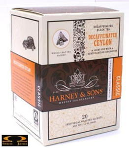 Herbata Harney & Sons Decaf Ceylon, kartonik piramidki 20 szt. - 2832351793