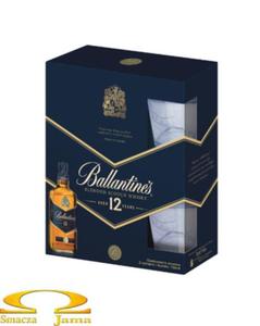 Whisky Ballantine's 12yo + 2 szklanki - 2832352720