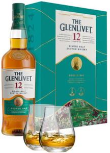 Whisky The Glenlivet 12yo 0,7l zestaw z 2 szklankami - 2832352799