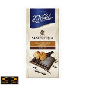 Czekolada E. Wedel Maestria Hazelnuts and Walnuts, Dark 55%, 100g - 2832353082