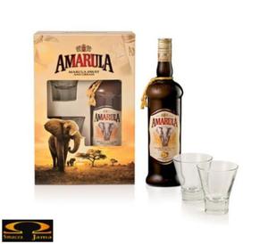 Likier Amarula 0,7l w zestawie ze szklankami - 2832353582