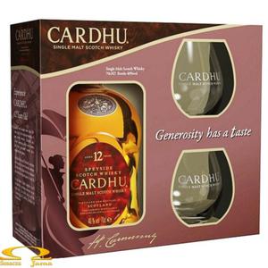 Whisky Cardhu 12YO 0,7l + 2 szklanki - 2832354108