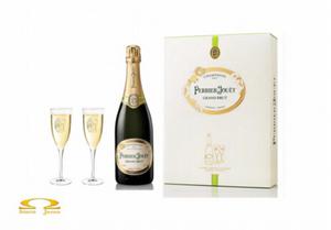 Szampan Perrier-Jouet Grand Brut 0,75l + 2 kieliszki - 2832354544