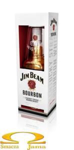 Bourbon Jim Beam White 0,7l + szklanka - 2858336032