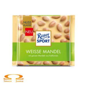 Czekolada Ritter Sport Weisse Mandel 100g - 2861525252