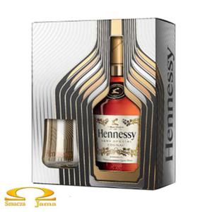 Koniak Hennessy VS 0,7l EOY GiftBox 2018 + 2 szklanki - 2861525602